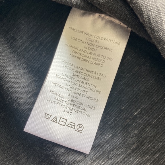 Pilcro wash dyed grey crew neck sleeveless top - Picture 8 of 8